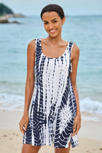Scoop Neck Sleeveless Cover Up