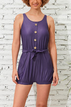 Black Belt Modest One-Piece Swimsuit